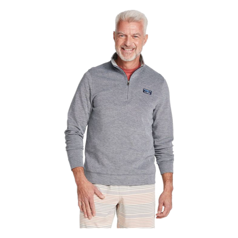 l. bean/宾恩男士卫衣半拉链长袖纯色立领休闲上衣ta513021-jx