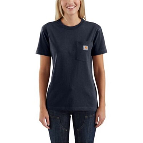Carhartt/卡哈特女装短袖T恤圆领WK87工装半截袖棉质上衣103067