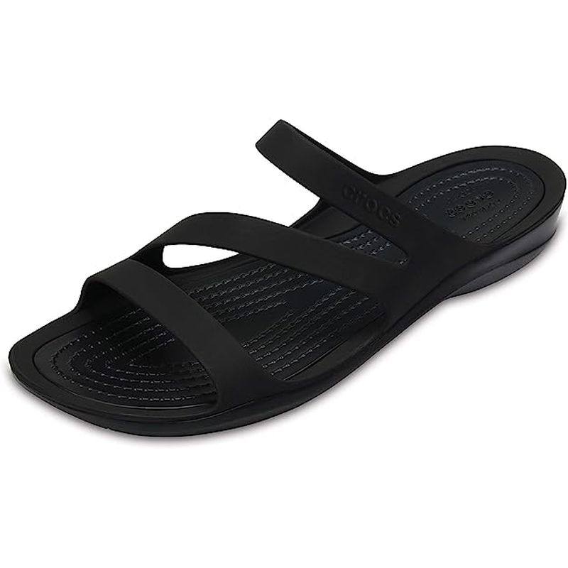 Crocs/卡洛驰女鞋拖鞋一字拖沙滩鞋户外凉拖轻便柔软夏季度假外穿