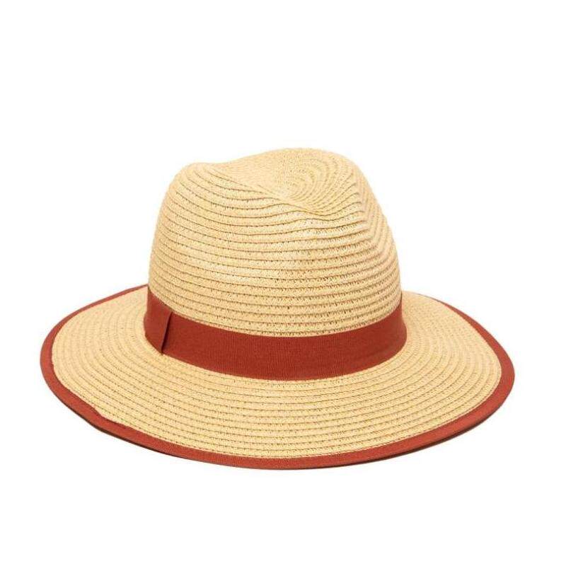 san diego hat女帽子沙滩帽软呢帽罗缎旅游度假新款正品pbf7360