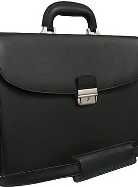 Amerileather男手提包单肩包翻盖按扣纯皮邮差包商务通勤正品2850