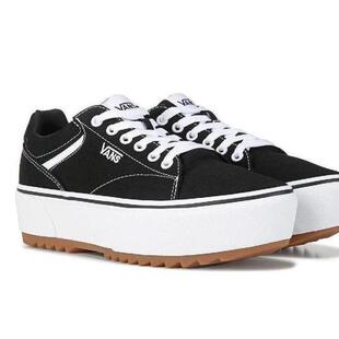 VANS女鞋运动休闲鞋防滑板鞋厚底系带舒适透气百搭潮鞋正品91181