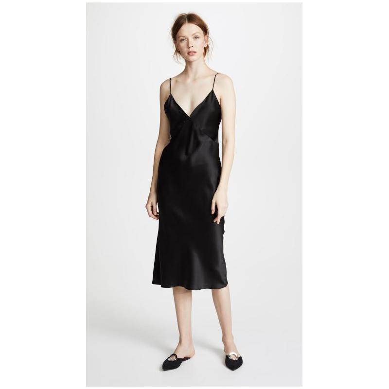 halle女士连衣裙吊带露肩正品