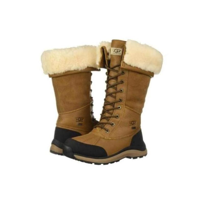 ugg女雪地靴高筒户外冬防水翻毛皮保暖adirondack正品1095142