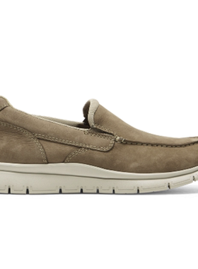 Rockport/乐步男鞋圆头套脚舒适耐磨缓震休闲皮鞋正品V74347