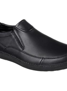 Skechers/斯凯奇男鞋休闲鞋真皮套脚舒适透气质感 正品65136