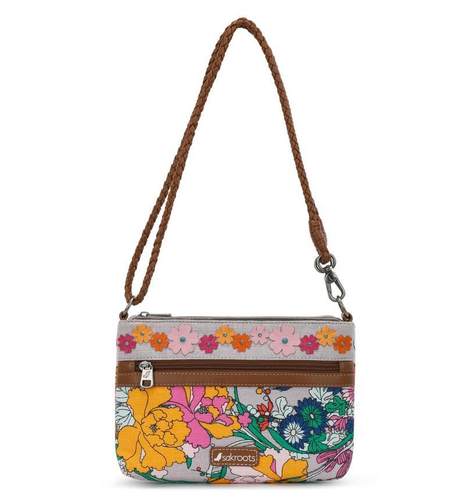 sakroots彩绘单肩休闲迷你帆布包