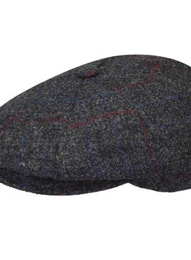 Bailey of Hollywood男士报童帽复古绅士条纹防风经典正品60712