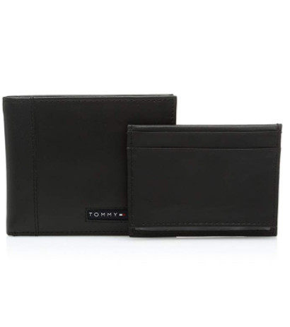 Tommy Hilfiger/汤米男短款钱包卡包套装真皮正品31TL22X063
