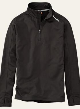 TIMBERLAND/添柏岚男T恤加绒半高拉链长袖保暖正品A112J015