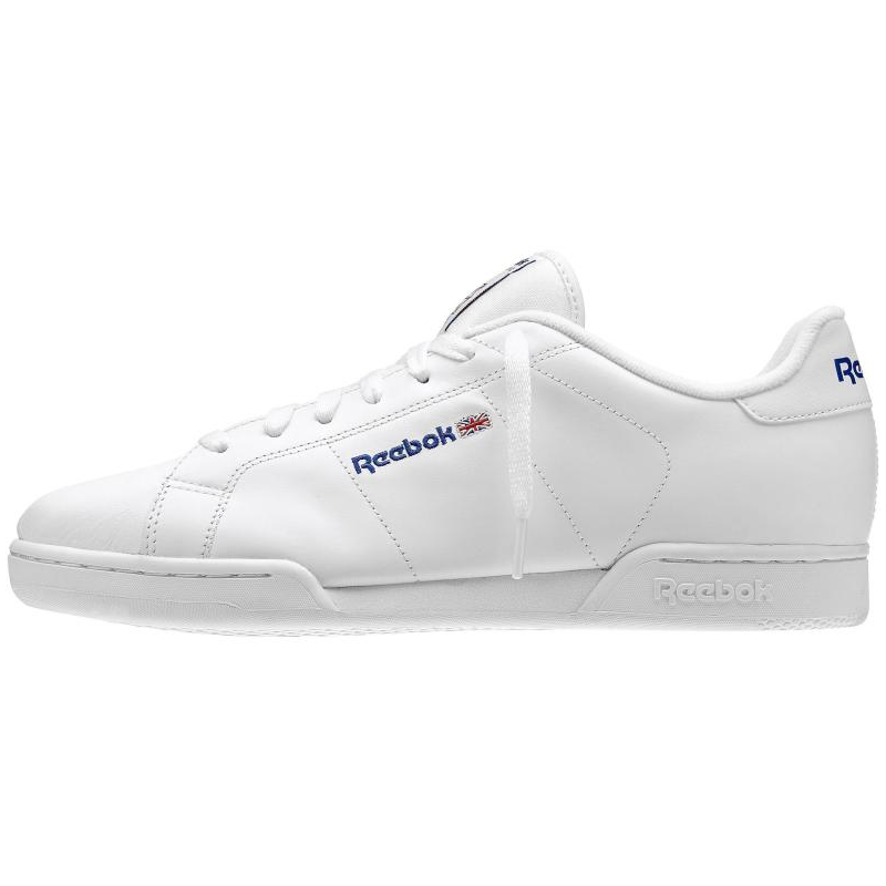 REEBOK锐步男鞋运动皮质小白