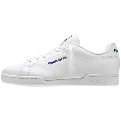 REEBOK锐步男鞋运动皮质小白