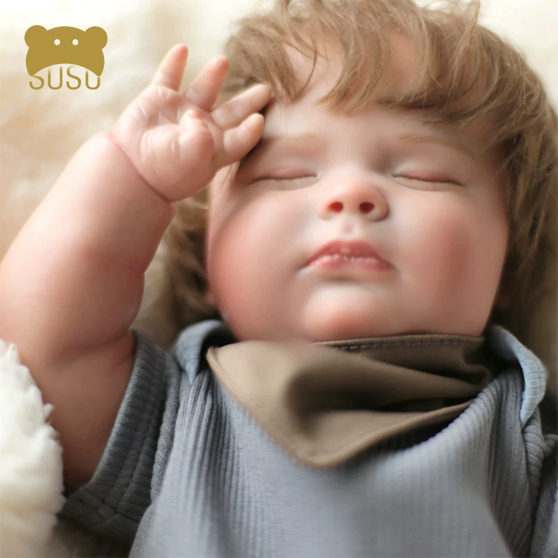 Silicone realistic doll, toy plastic from soft rubber