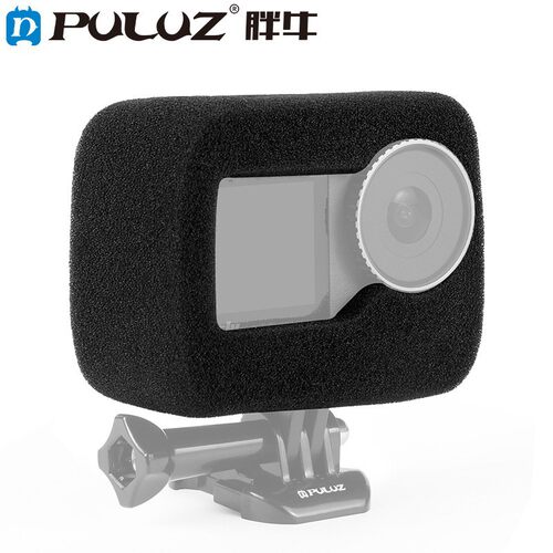 PULUZ胖牛适用大疆DJI Action 5 Pro/4海绵防风罩录音降噪海绵套