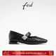春季 D0118 新款 低跟通勤鞋 FED编织玛丽珍鞋 女款 女鞋 方头单鞋 ZC022