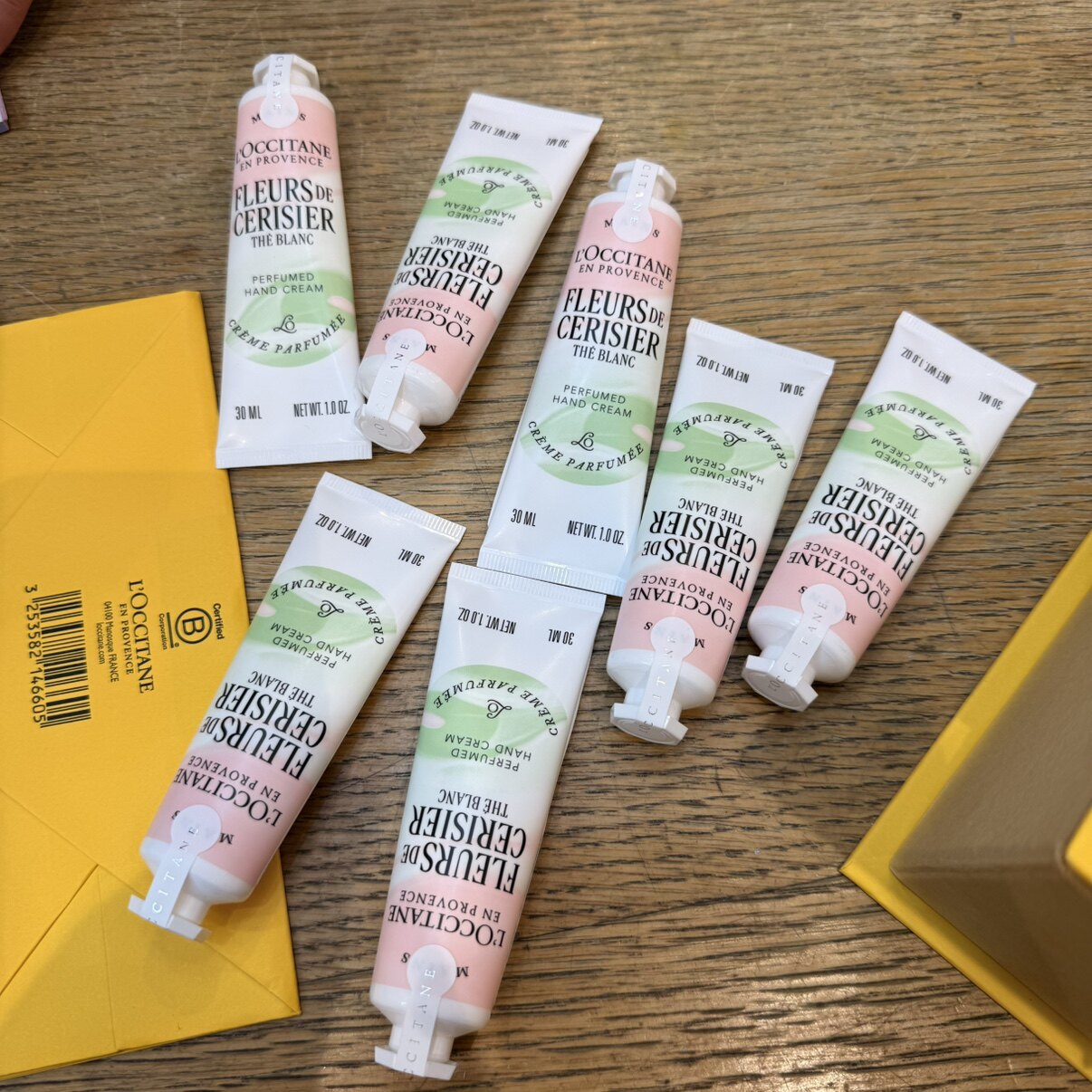 教师节欧舒丹2025限量5只铁盒护手霜礼盒4只装铁盒专柜正品有礼袋