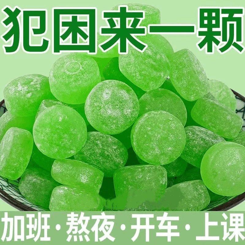 润喉清凉薄荷糖老式薄荷糖薄荷味清新口气独立小包装多种持久清爽