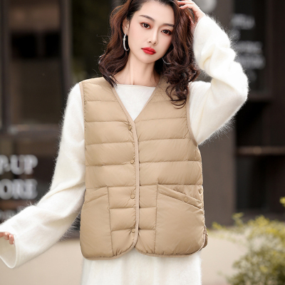 马甲羽绒女款内外可穿2025秋冬新