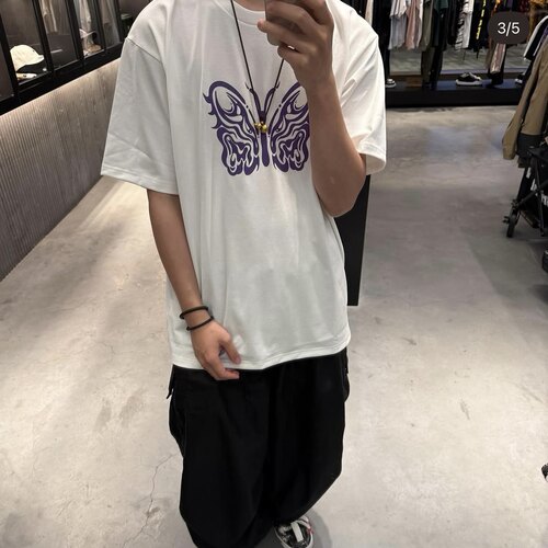 舒服的NeedlesKEA联名插画短袖~