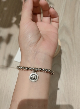 999纯银12生肖转运银珠手链简约饰品情侣宝宝亲子手链送女友礼物