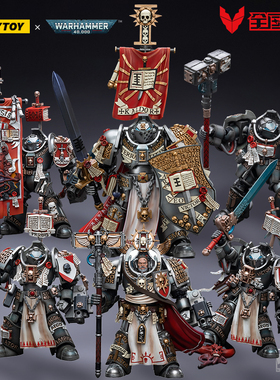 JOYTOY暗源兵人战锤40K灰骑士终结者堡主可动模玩可动1/18