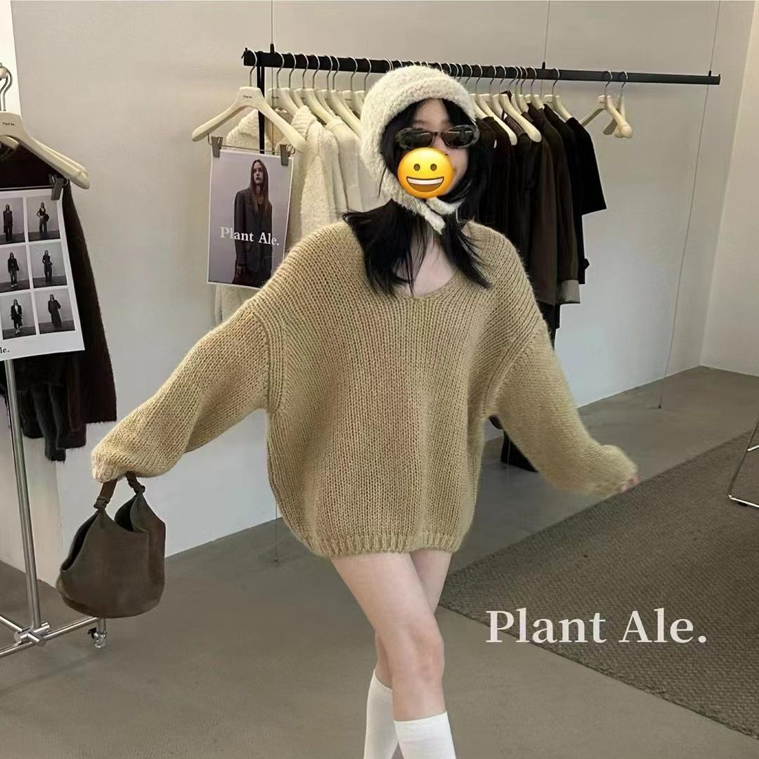 48h发氛围感慵懒毛衣plantaleV领