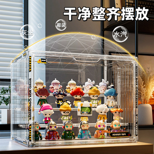 箱手办展示柜动漫娃娃公仔玩偶收纳盒 盲盒收纳展示架家用防尘集装