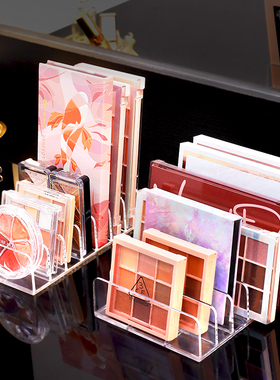 kaman眼影盘收纳架透明粉饼盒桌面抽屉分格彩妆口红化妆品置物架