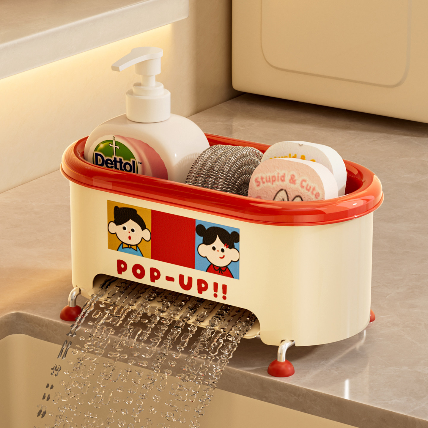 厨房水槽置物架水池窄边台面斜坡海绵洗碗布抹布收纳沥水架收纳架,厨房/烹饪用具,厨房置物架/置物柜/角架,淘宝优惠券,粉丝福利购,淘宝优惠卷