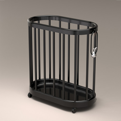 瑜珈垫收纳筐带轮家用健身器材收纳筐放篮球类运动工具整理置物架