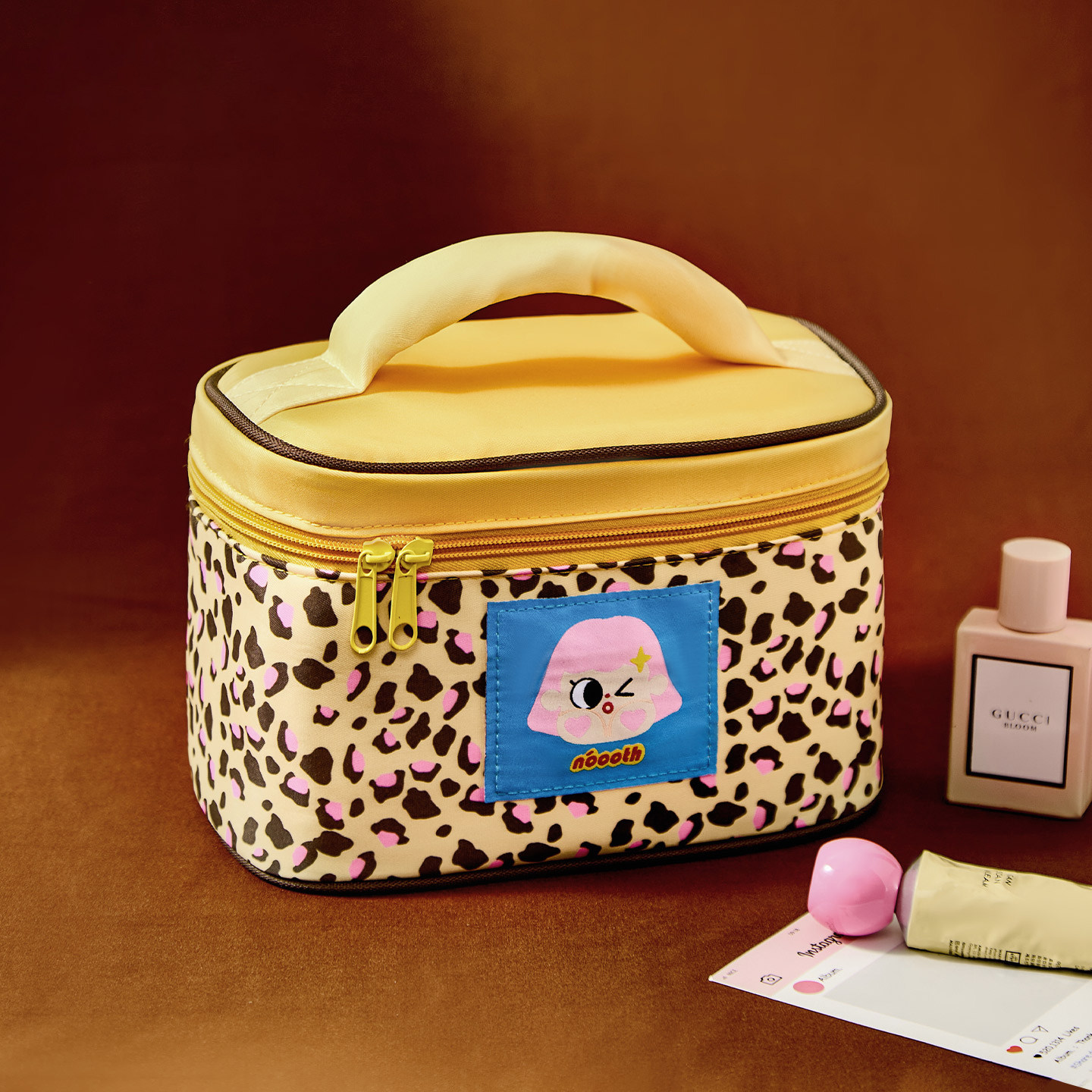 高级感大容量分区化妆包