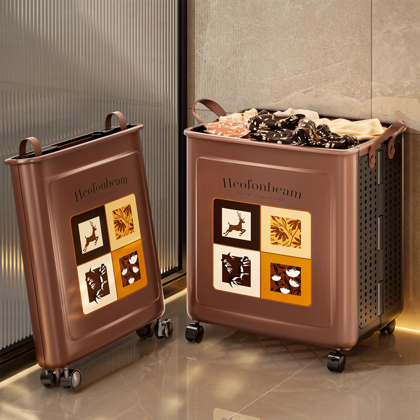 卫生间家用可折叠脏衣篮