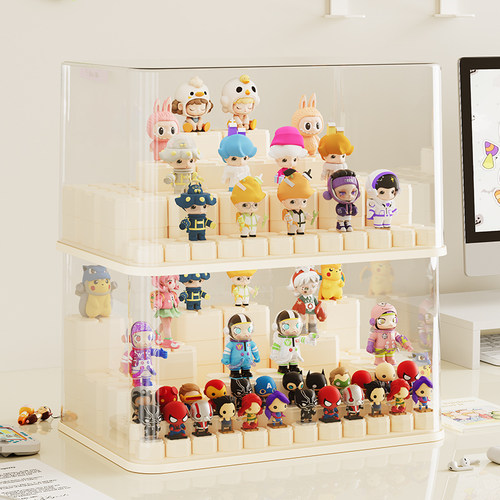 透明防尘盲盒展示架亚克力