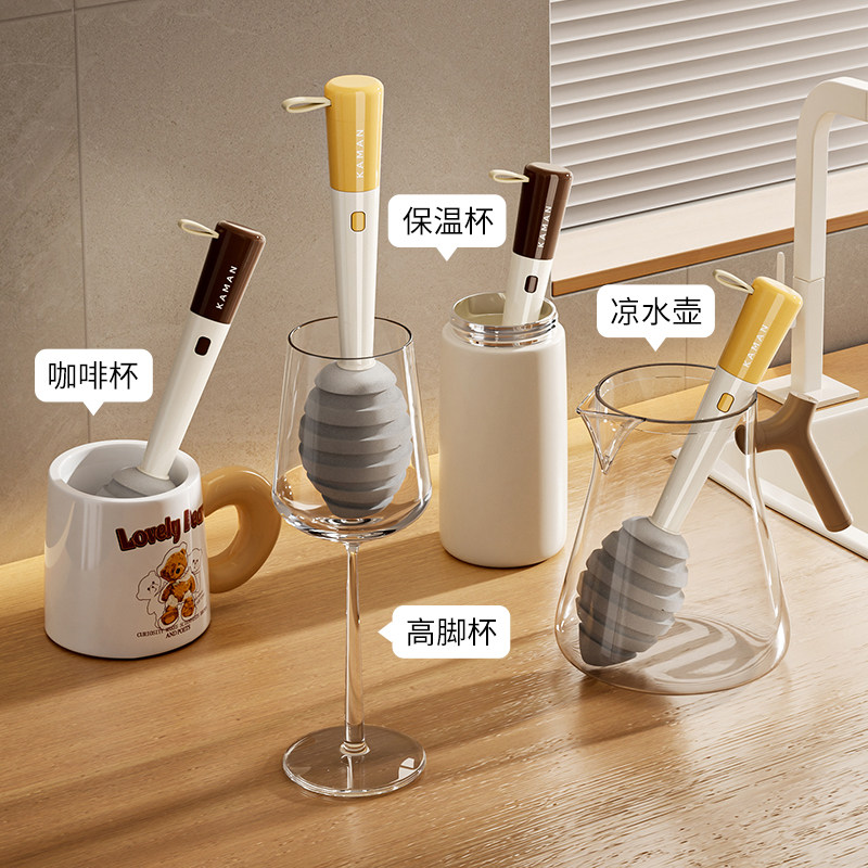 抗菌杯刷洗杯子神器水杯清洗长柄专用婴儿三合一无死角奶瓶清洁刷,家庭/个人清洁工具,厨房用刷,淘宝优惠券,粉丝福利购,淘宝优惠卷