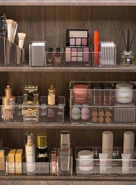 Kaman镜柜收纳盒卫生间亚克力浴室柜后化妆品整理盒洗漱台置物架