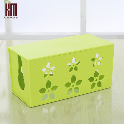 kaman大号电线收纳盒理线盒插座插板电线整理盒电脑线电源集线盒