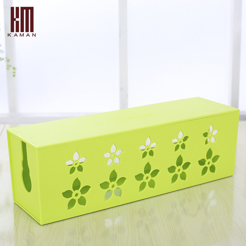 kaman大号电线收纳盒理线盒插座插板电线整理盒电脑线电源集线盒