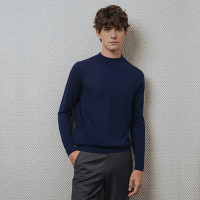 羊毛羊绒毛衣男士高级感