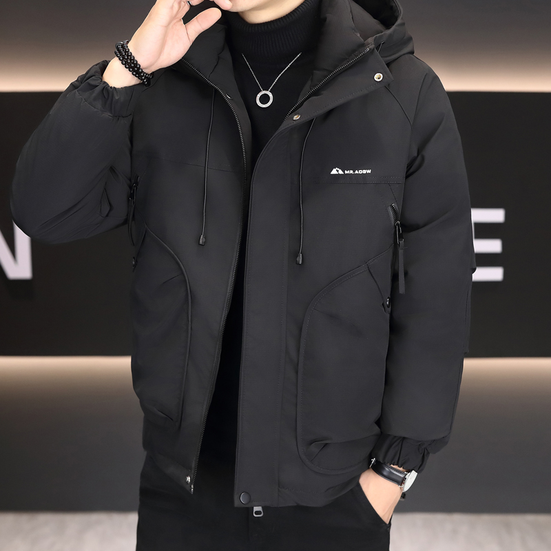 羽绒棉服男款冬季加厚夹克棉衣