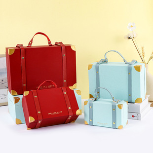 喜糖盒伴娘伴手礼手提箱空盒子小众网红同款婚礼宾客行李手提箱
