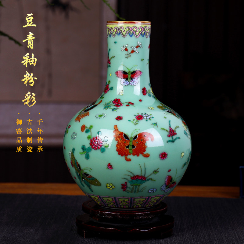 景德镇陶瓷器客厅装饰品摆件