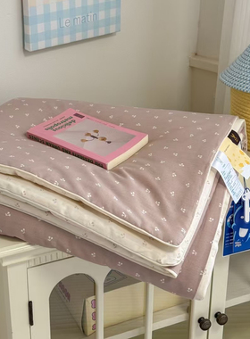 特价韩式全棉小碎花夏被空调被子可机洗纯棉双人薄款夏被2m米单人