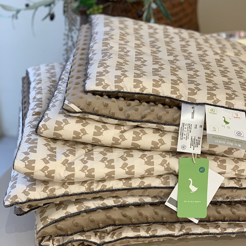 韩国ins豆豆被2米春秋被可机洗全棉安抚加厚保暖秋冬双人大豆被子,床上用品,化纤被,淘宝优惠券,粉丝福利购,淘宝优惠卷