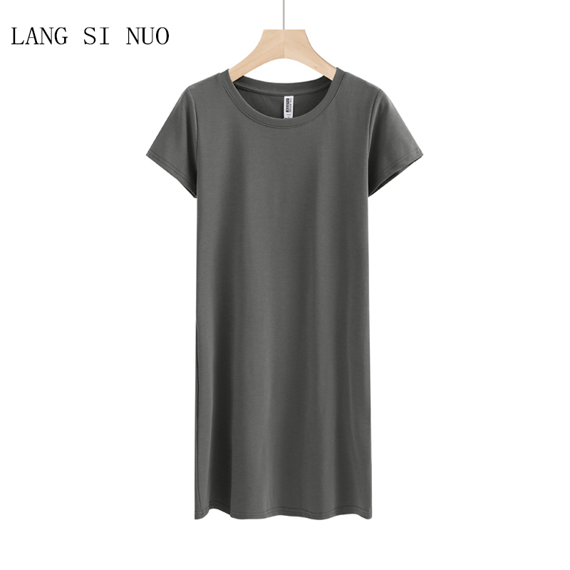 郎丝诺圆领中长款打底裙