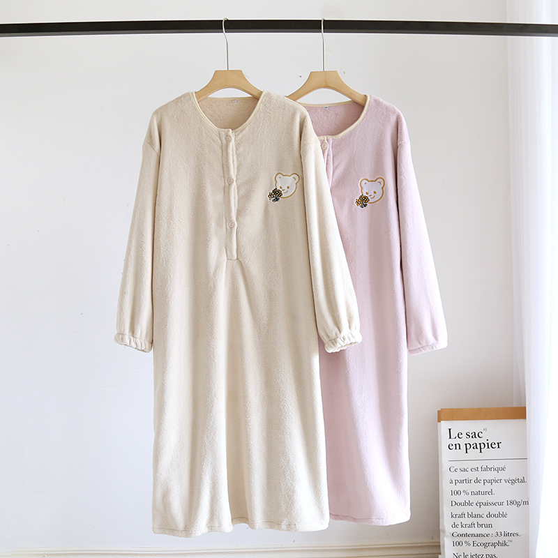 其他法兰绒睡衣睡裙睡袍冬季