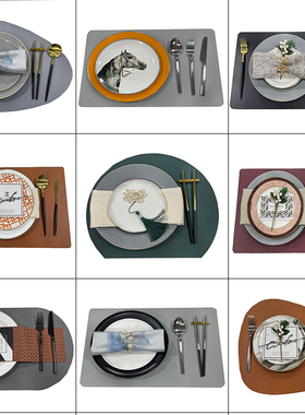 样板房间轻奢风展厅餐具全套摆件