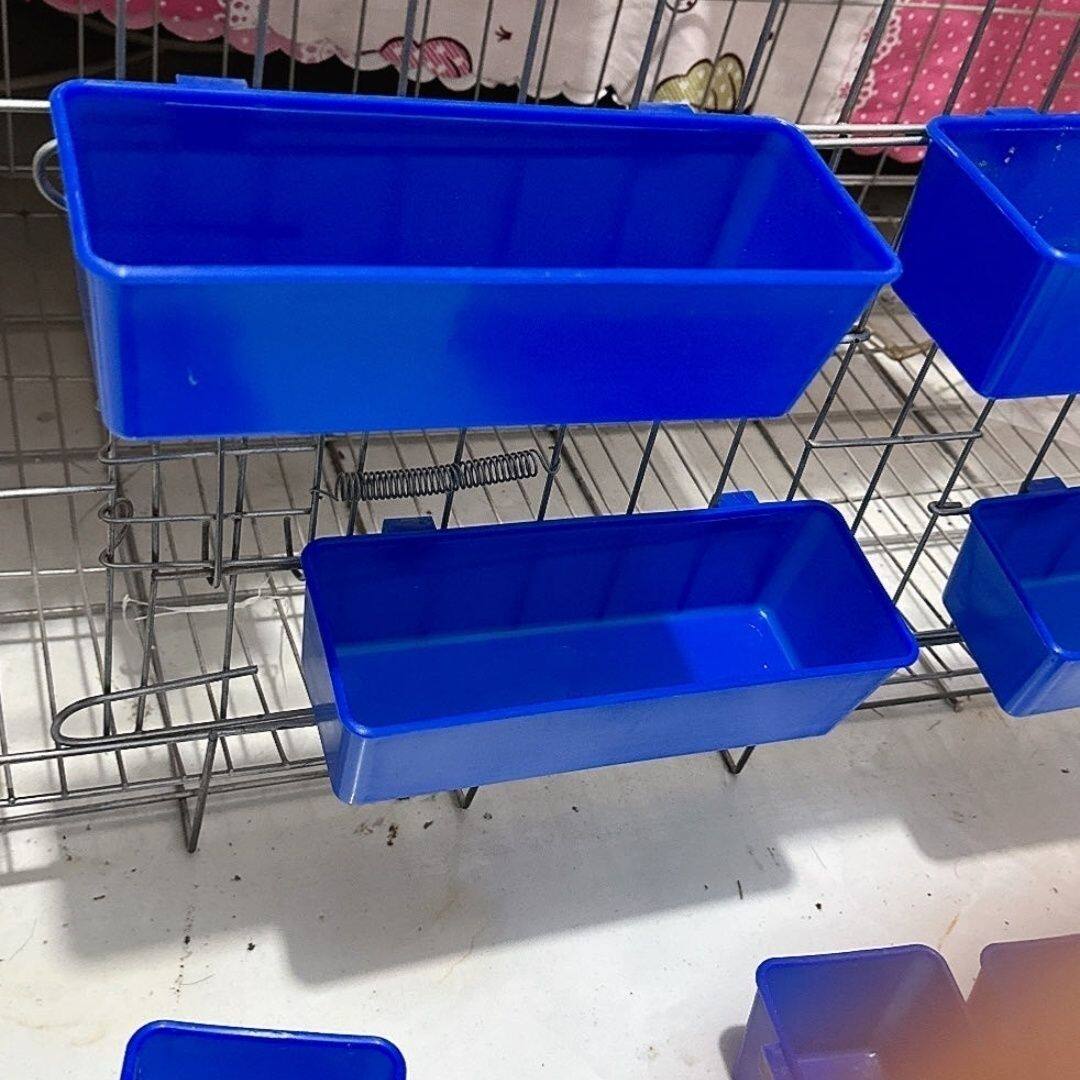 鸽具用品用具鸽子食盒挂盒鸟用食盒水杯水盒鸽子水槽无盖防溅全新