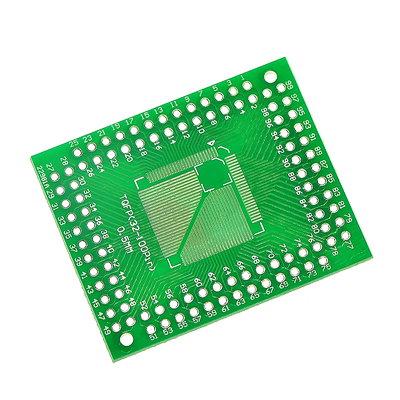 LQFP/FQFP/TQFP 32 44 64 80 100转直插转接板 0.5/0.8mm均适用