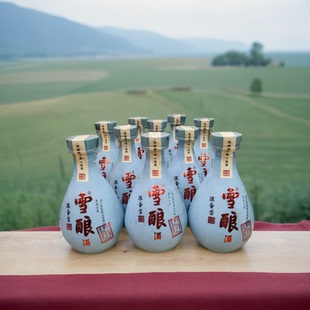 125ml 48度龙江家园雪酿红曲酒白酒老酒陈年典藏珍品特惠品质送礼