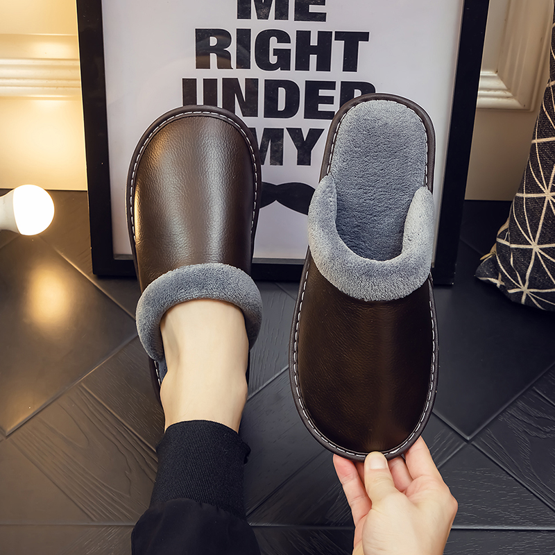 秋冬季居家拖鞋男女情侣室内防滑家用软底保暖家居拖鞋1119h